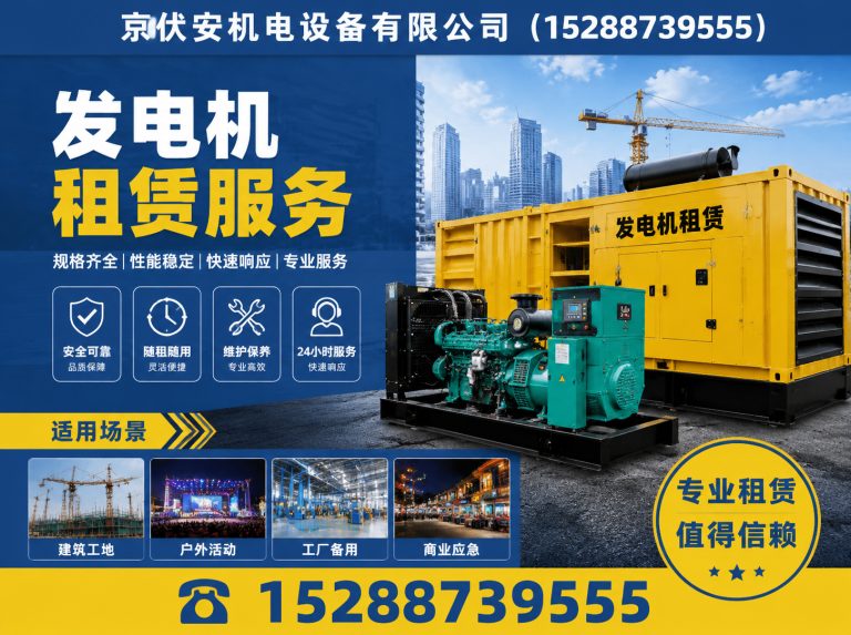 宿州柴油发电机组出租展示图